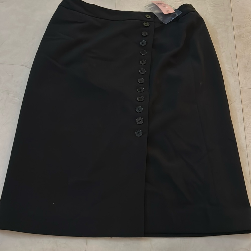 NWT Ann Taylor 2P Black Skirt